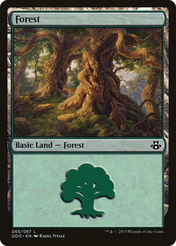 Forest (65) [Duel Decks: Elspeth vs. Kiora]-1
