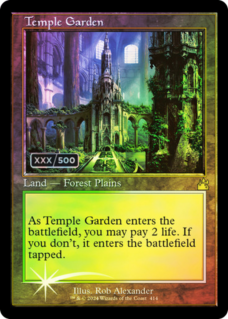 Temple Garden (Retro) (Serialized) [Ravnica Remastered]-1
