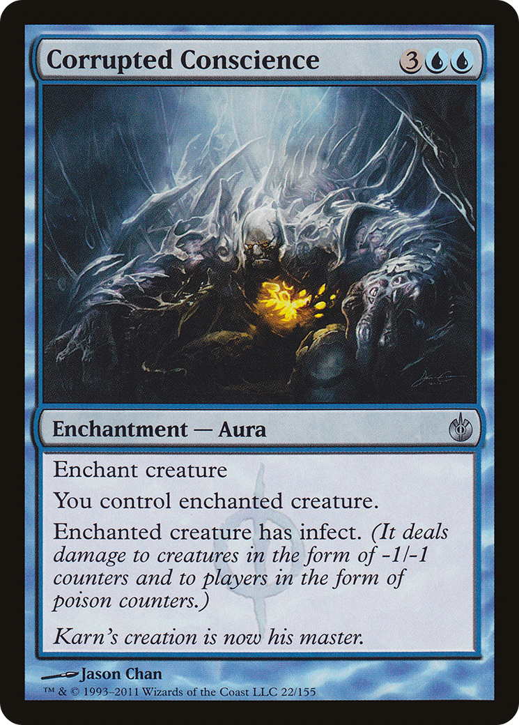 Corrupted Conscience [Mirrodin Besieged]-1