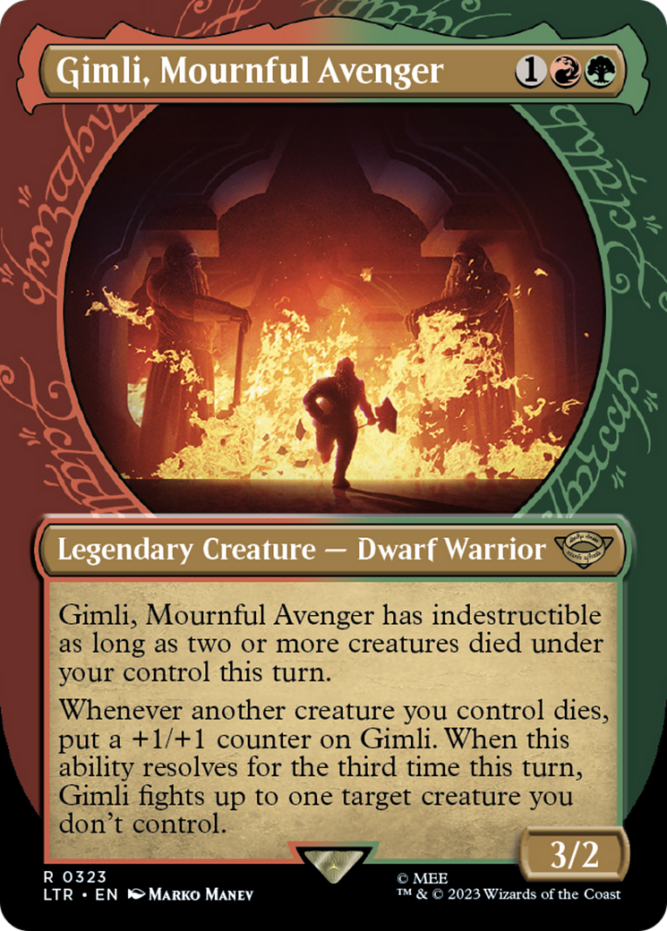 Gimli, Mournful Avenger (Showcase Ring Frame) [The Lord of the Rings: Tales of Middle-Earth]-1