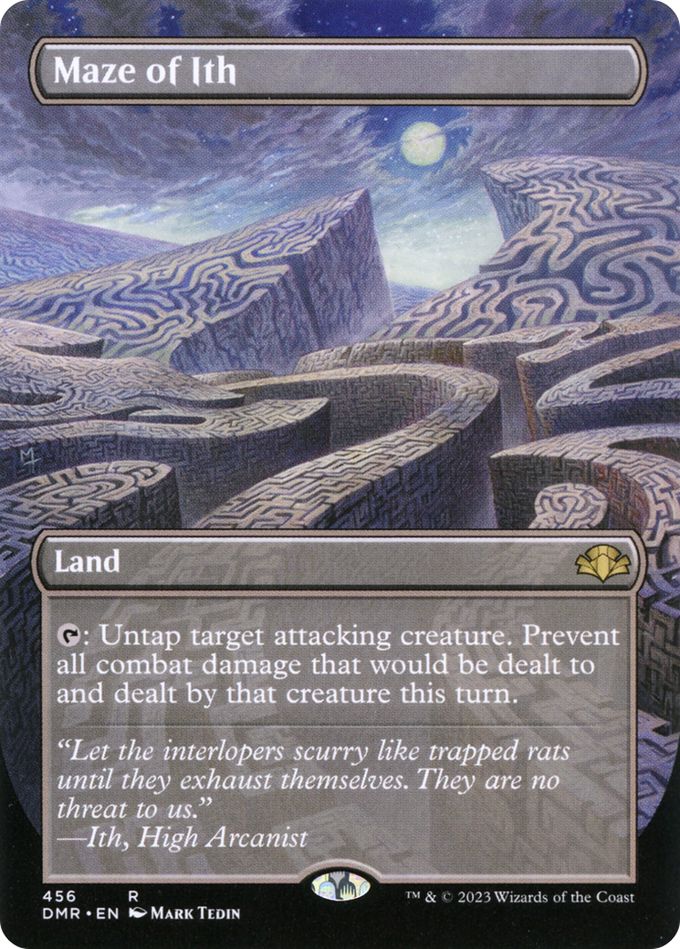Maze of Ith (Borderless Alternate Art) [Dominaria Remastered]-1