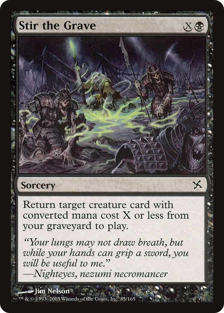 Stir the Grave [Betrayers of Kamigawa]-1