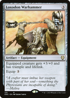 Loxodon Warhammer [Phyrexia: All Will Be One Commander]-1