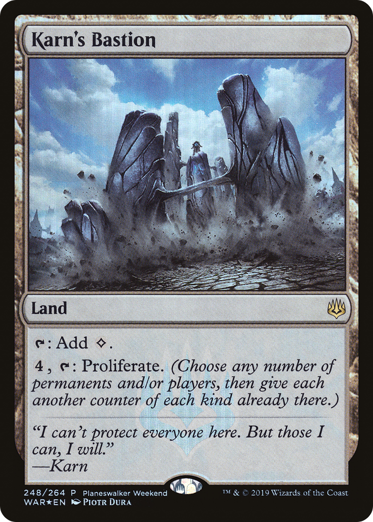 Karn's Bastion (Planeswalker Weekend) [War of the Spark Promos]-1