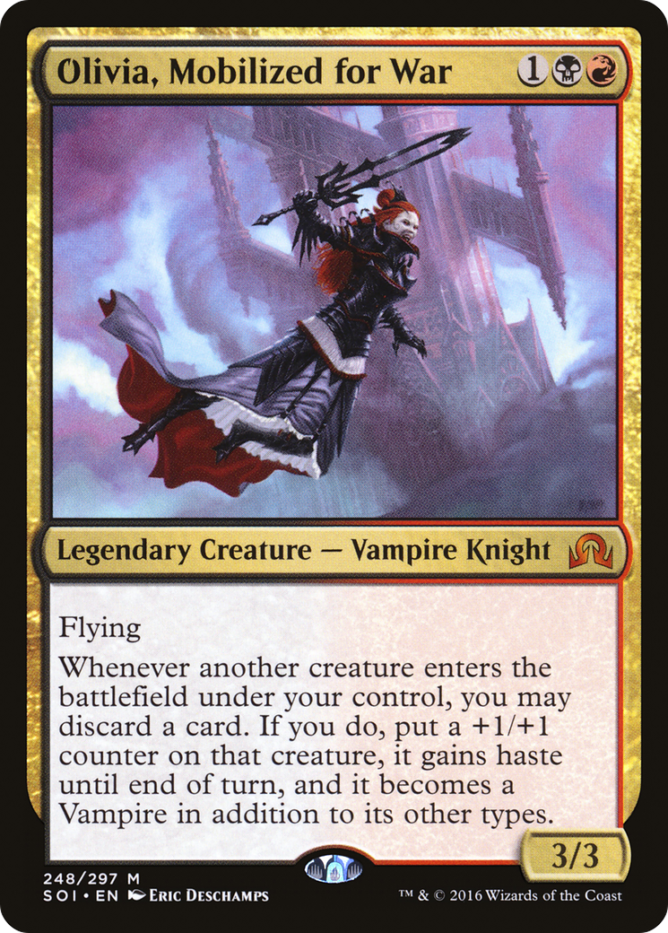 Olivia, Mobilized for War [Shadows over Innistrad]-1