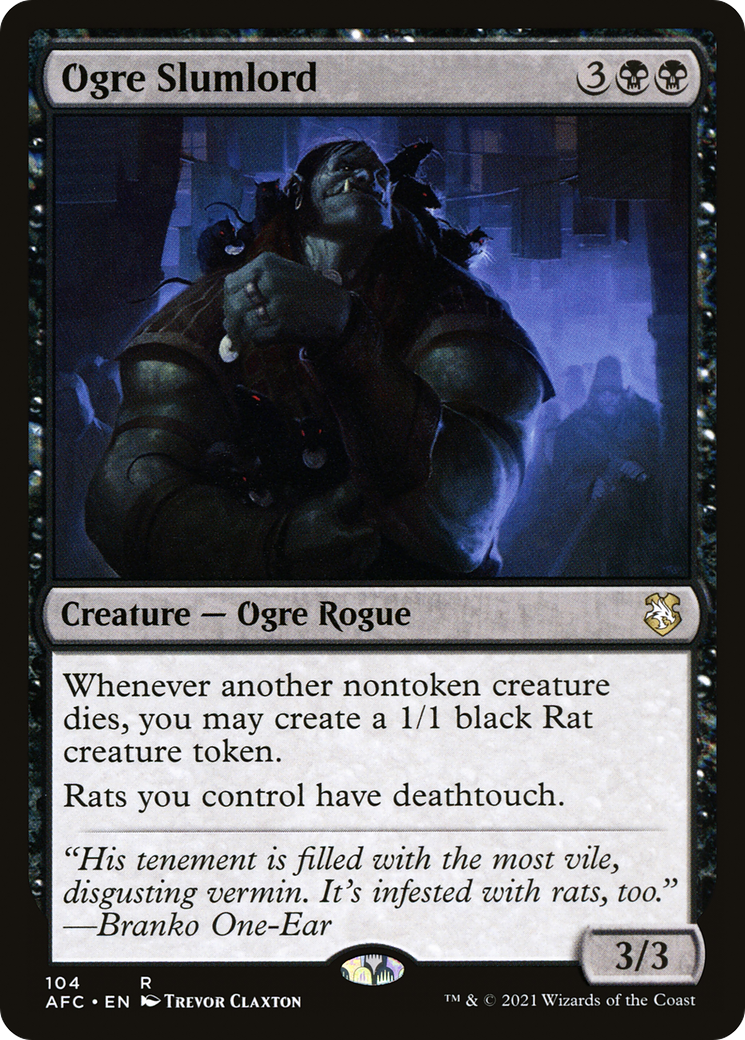 Ogre Slumlord [Dungeons & Dragons: Adventures in the Forgotten Realms Commander]-1
