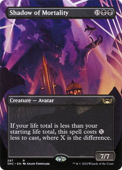 Shadow of Mortality (Borderless Alternate Art) [Streets of New Capenna]-1
