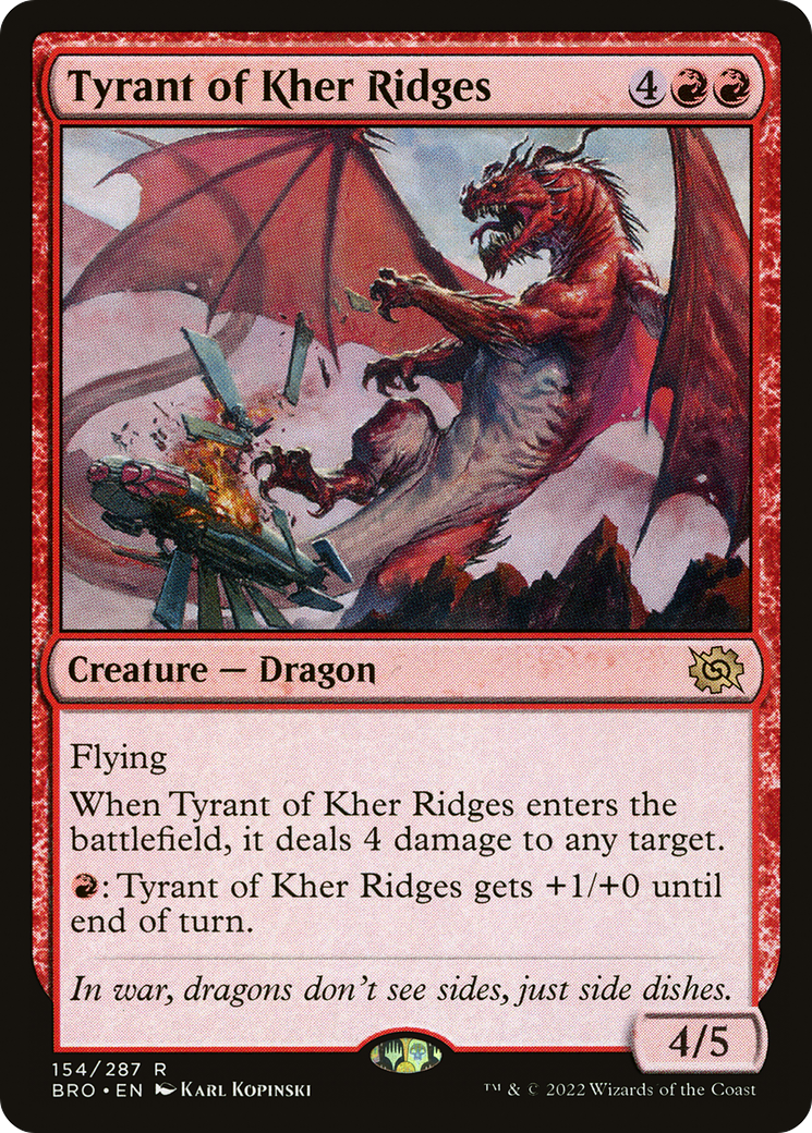 Tyrant of Kher Ridges (BRO-154) - The Brothers' War-1