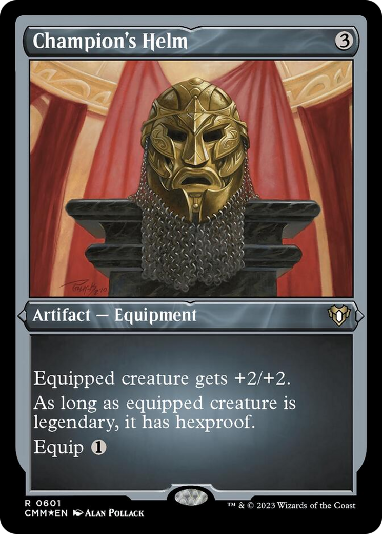 Champion's Helm (Foil Etched) [Commander Masters]-1