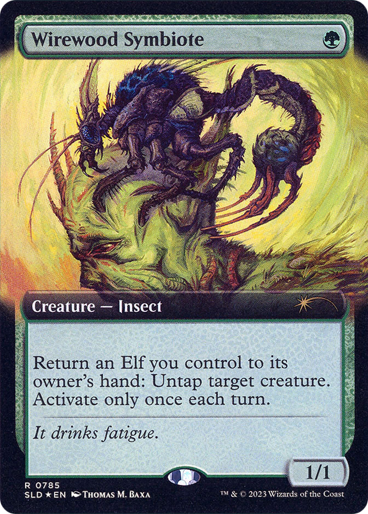 Wirewood Symbiote (Extended Art) (SLD-785) - Secret Lair Drop: (Extended Art) Foil-1