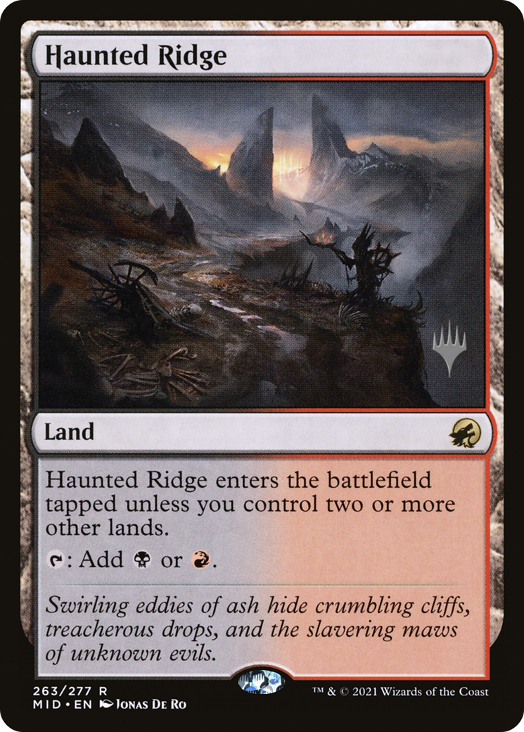 Haunted Ridge (Promo Pack) [Innistrad: Midnight Hunt Promos]-1