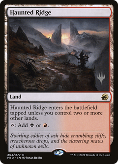 Haunted Ridge (Promo Pack) [Innistrad: Midnight Hunt Promos]-1
