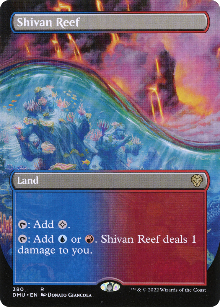Shivan Reef (Borderless Alternate Art) [Dominaria United]-1