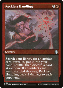 Reckless Handling (MAT-119) - March of the Machine: The Aftermath Etched Foil-1