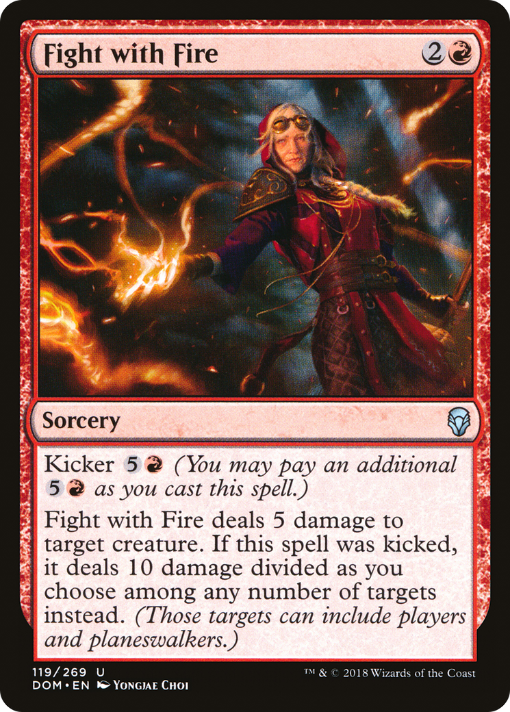 Fight with Fire [Dominaria]-1