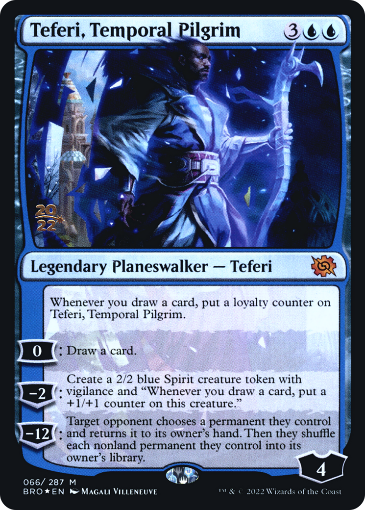 Teferi, Temporal Pilgrim [The Brothers' War Prerelease Promos]-1