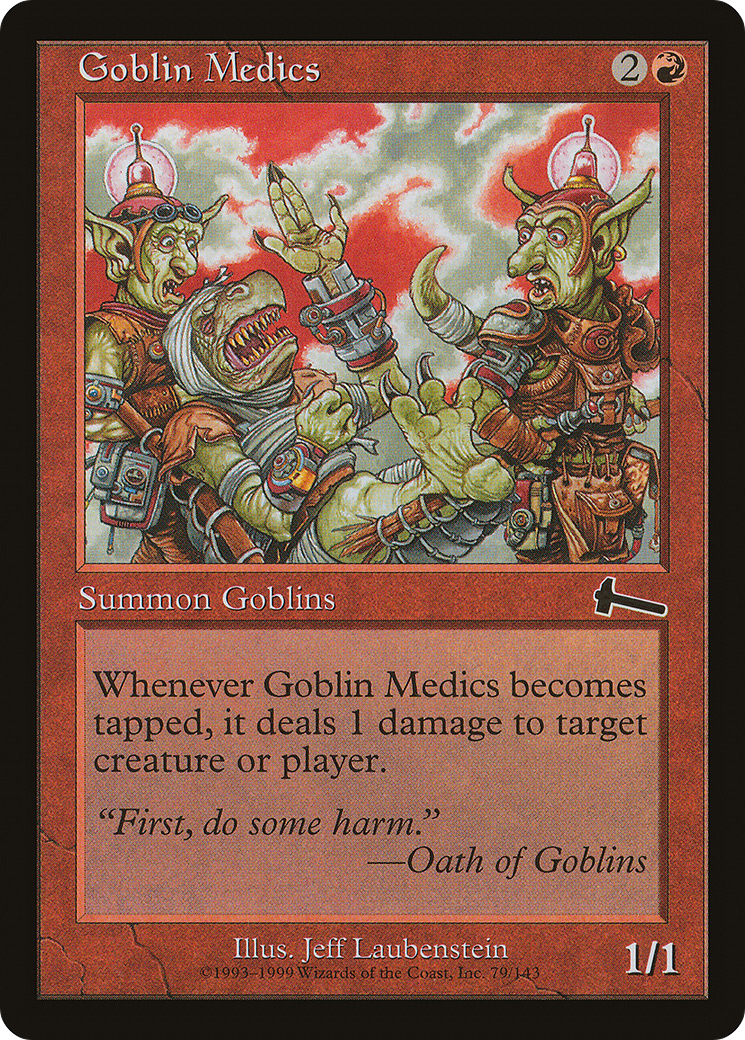 Goblin Medics [Urza's Legacy]-1