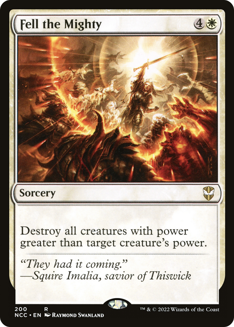 Fell the Mighty [Streets of New Capenna Commander]-1