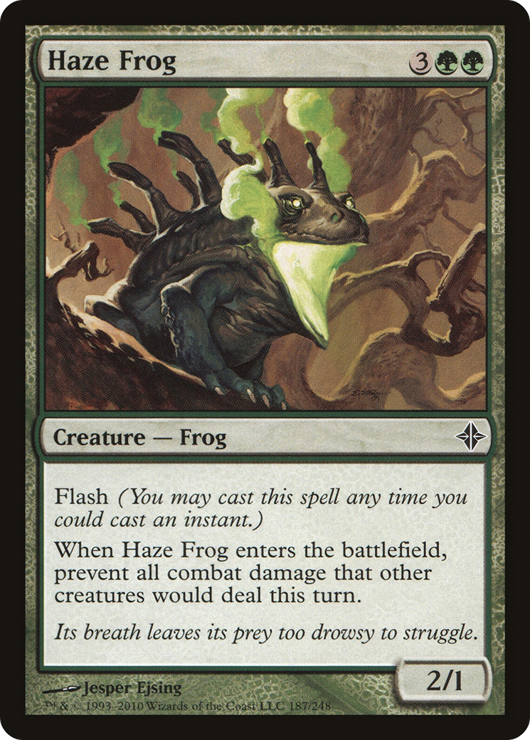 Haze Frog [Rise of the Eldrazi]-1