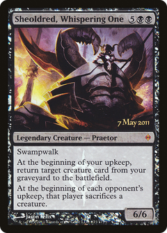 Sheoldred, Whispering One [New Phyrexia Prerelease Promos]-1