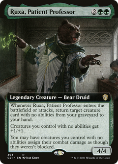 Ruxa, Patient Professor (Extended Art) [Commander 2021]-1