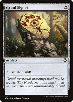 Gruul Signet [Dungeons & Dragons: Adventures in the Forgotten Realms Commander]-1