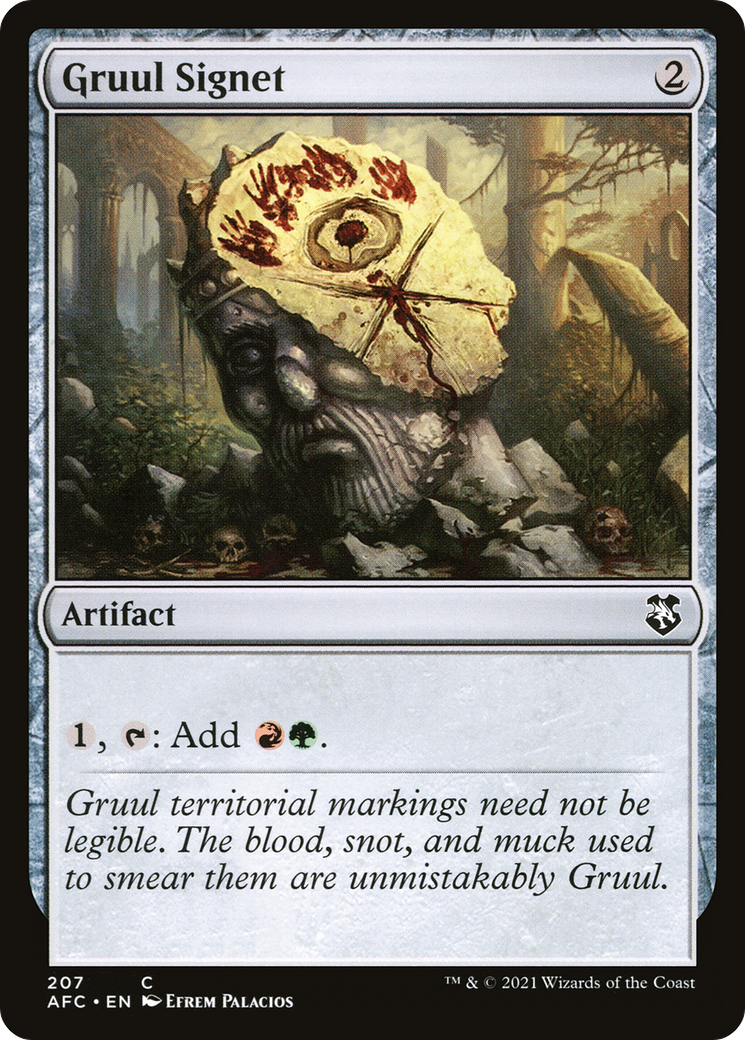 Gruul Signet [Dungeons & Dragons: Adventures in the Forgotten Realms Commander]-1
