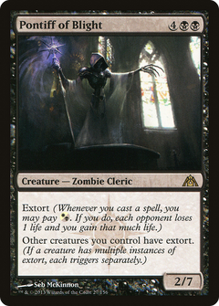 Pontiff of Blight [Dragon's Maze]-1