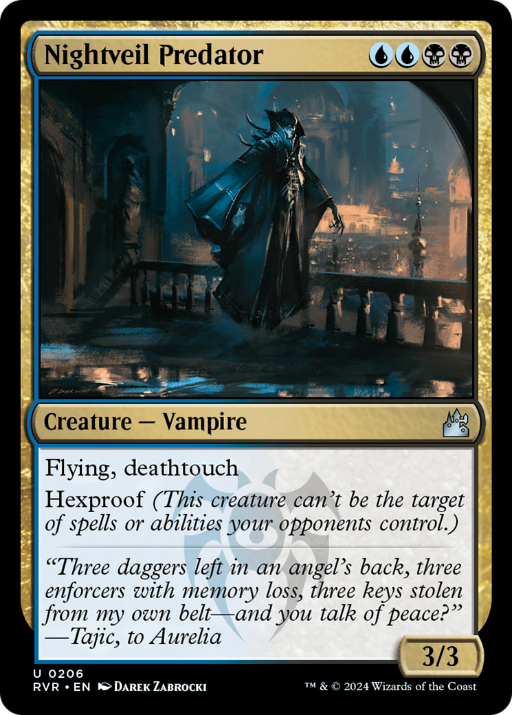 Nightveil Predator [Ravnica Remastered]-1