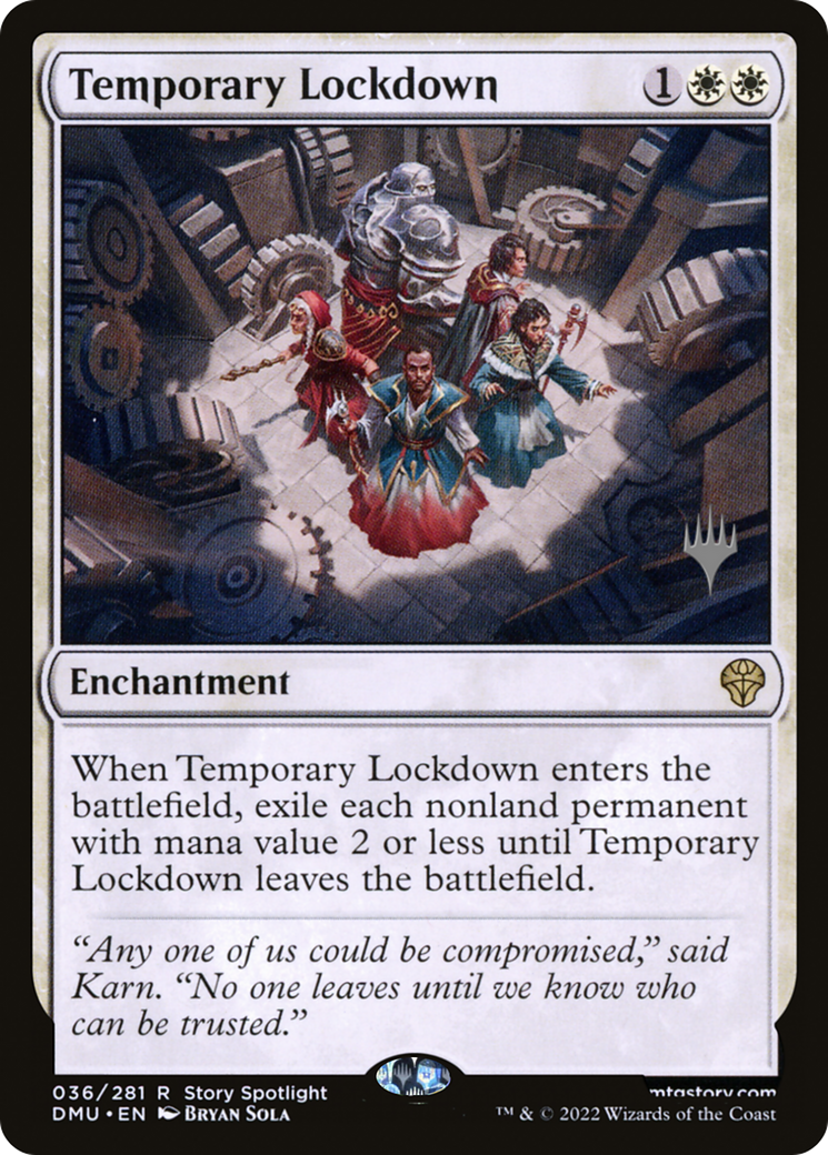 Temporary Lockdown (Promo Pack) [Dominaria United Promos]-1