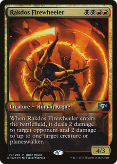 Rakdos Firewheeler (Open House) (Extended Art) [Ravnica Allegiance Promos]-1
