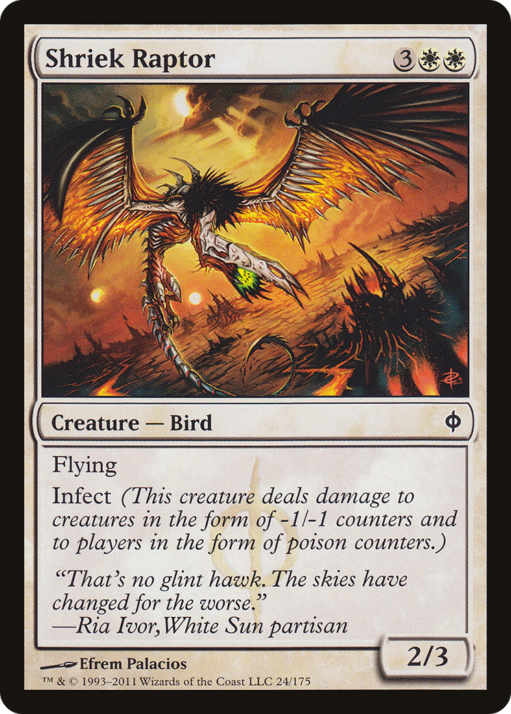 Shriek Raptor [New Phyrexia]-1