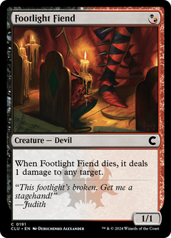 Footlight Fiend [Ravnica: Clue Edition]-1