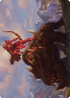 Meria's Outrider // Meria's Outrider (ADMU-037) - Dominaria United Art Series (Borderless) Foil-1