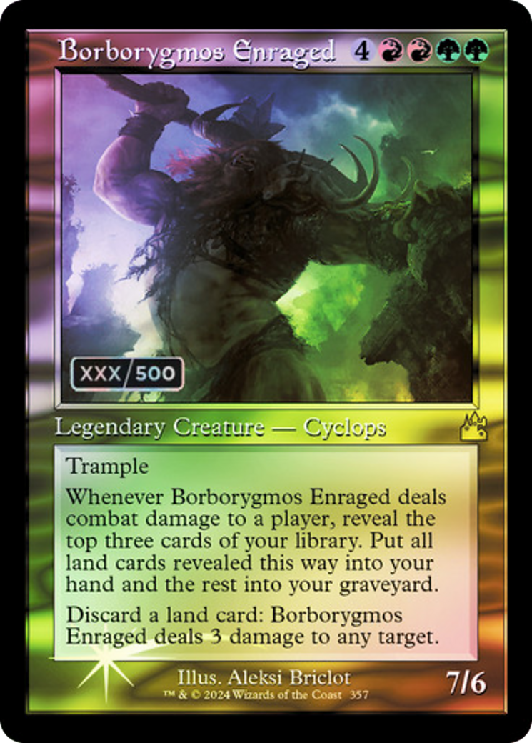 Borborygmos Enraged (Retro) (Serialized) [Ravnica Remastered]-1