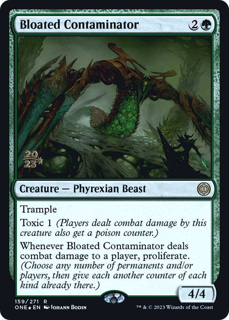 Bloated Contaminator [Phyrexia: All Will Be One Prerelease Promos]-1