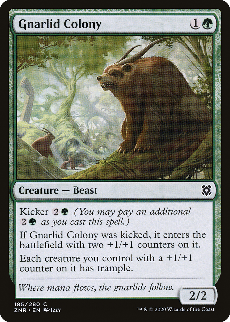 Gnarlid Colony [Zendikar Rising]-1