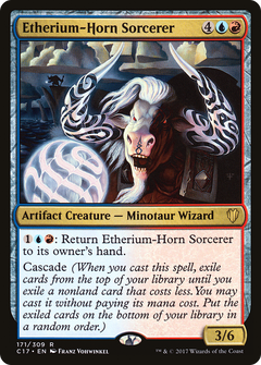 Etherium-Horn Sorcerer [Commander 2017]-1