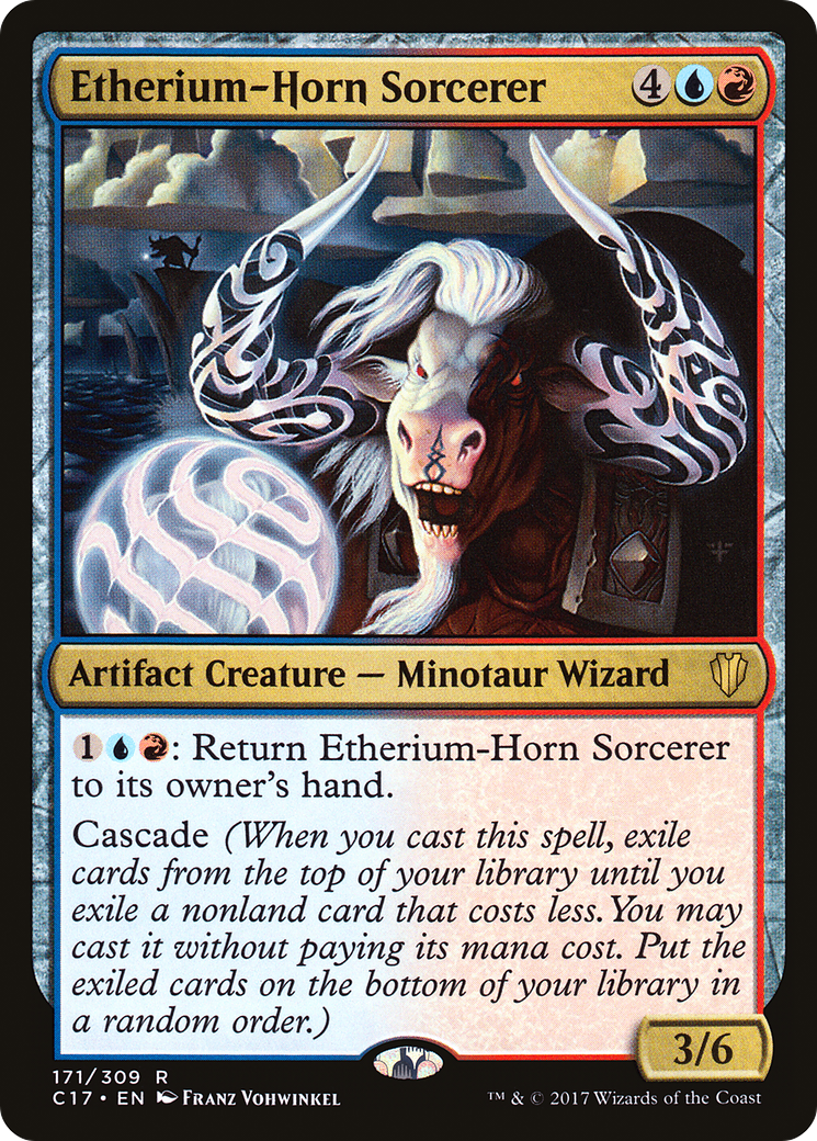 Etherium-Horn Sorcerer [Commander 2017]-1