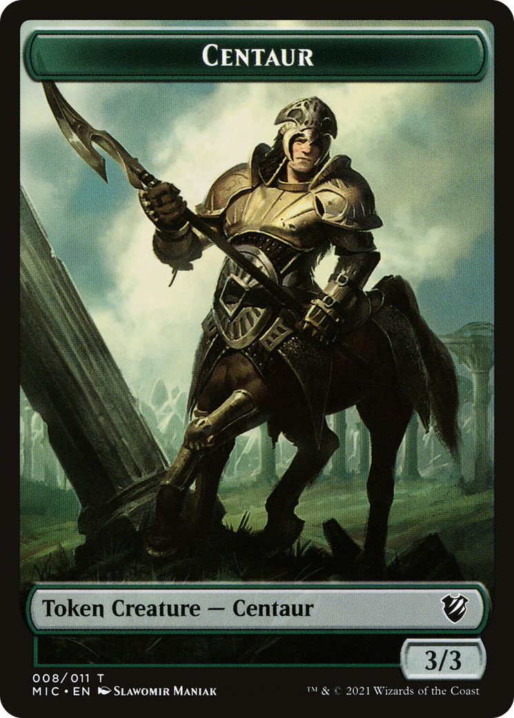 Centaur (TMIC-008) - Midnight Hunt Commander Tokens-1