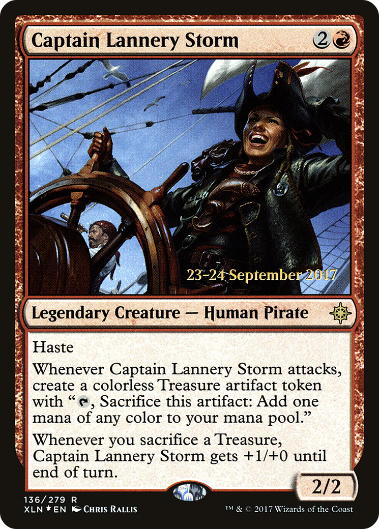 Captain Lannery Storm [Ixalan Prerelease Promos]-1
