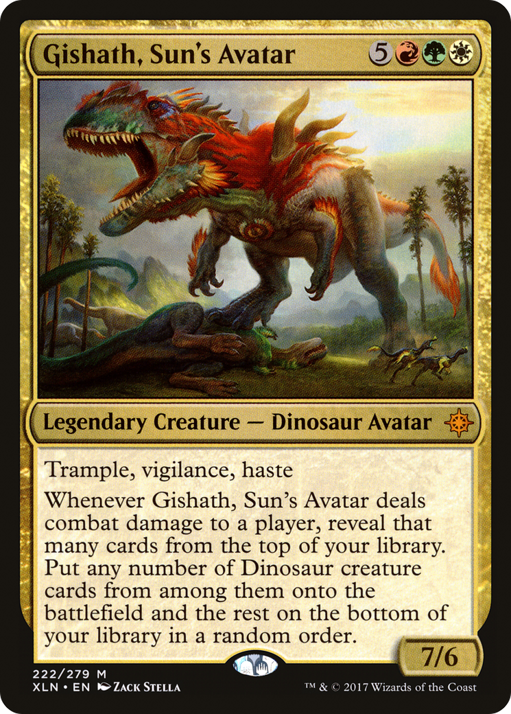 Gishath, Sun's Avatar [Ixalan]-1