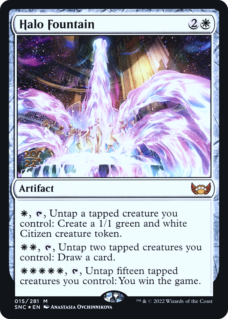 Halo Fountain [Streets of New Capenna Prerelease Promos]-1