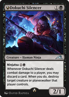 A-Dokuchi Silencer (NEO-A-95) - Kamigawa: Neon Dynasty-1