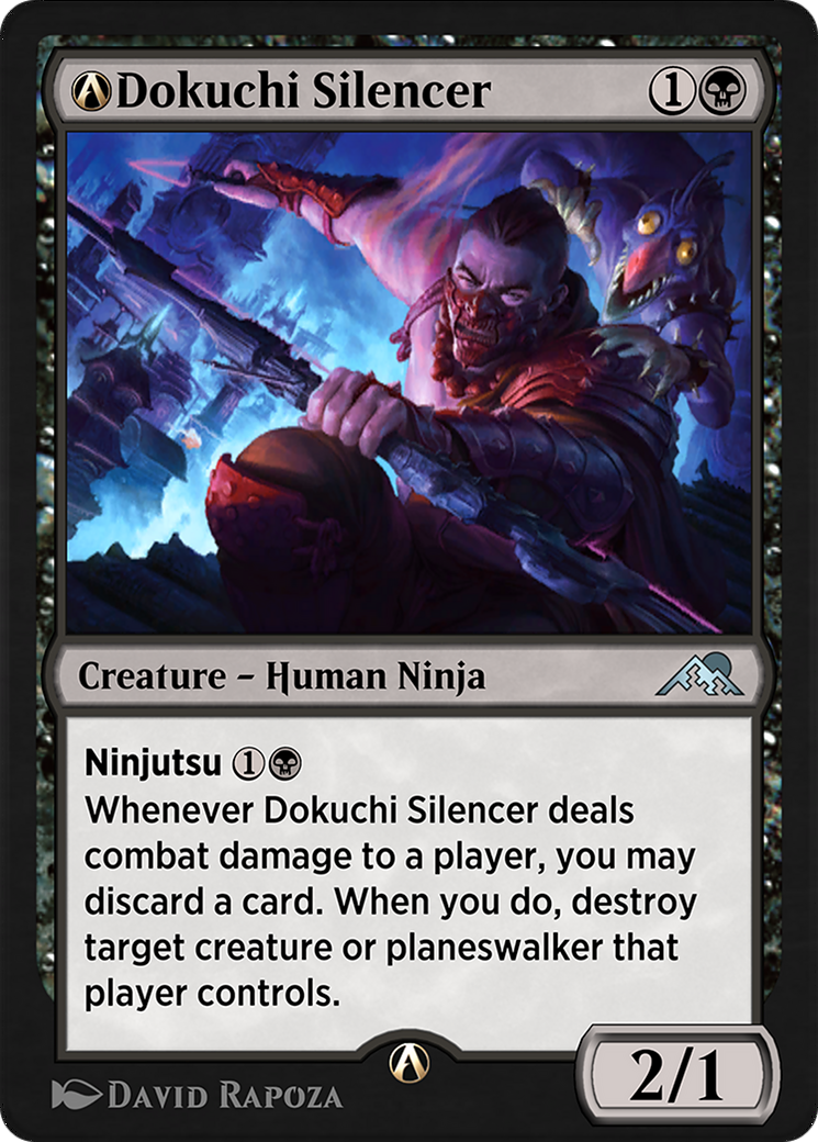 A-Dokuchi Silencer (NEO-A-95) - Kamigawa: Neon Dynasty-1