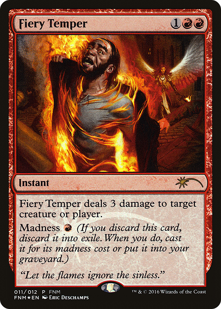 Fiery Temper [Friday Night Magic 2016]-1