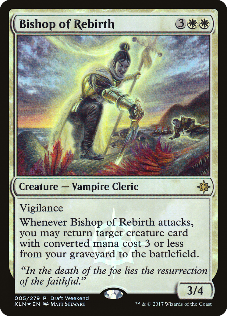 Bishop of Rebirth (Draft Weekend) [Ixalan Promos]-1