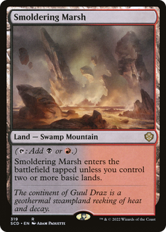 Smoldering Marsh [Starter Commander Decks]-1