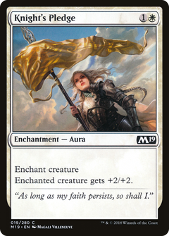 Knight's Pledge [Core Set 2019]-1