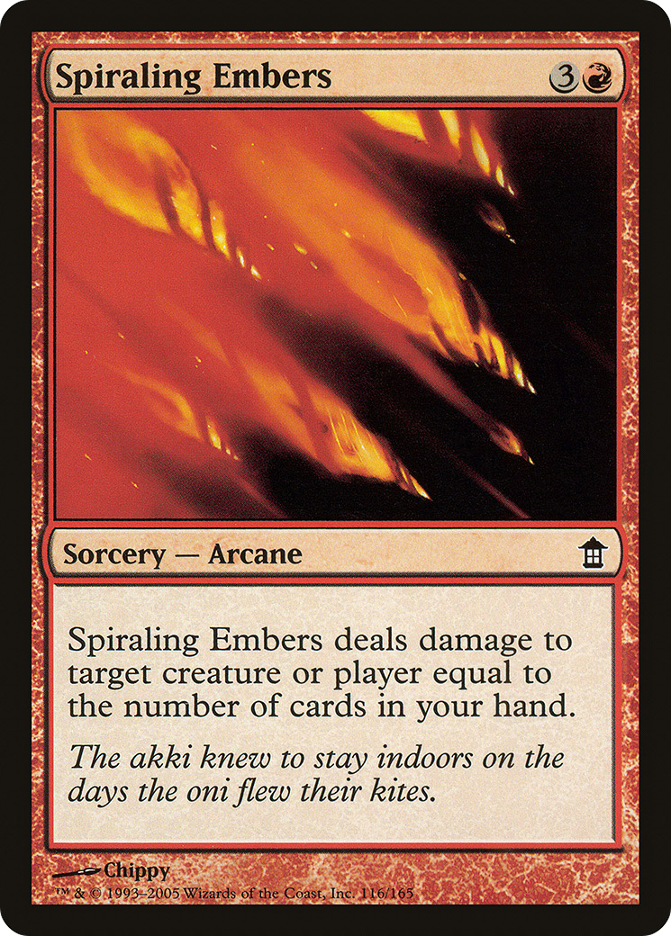 Spiraling Embers [Saviors of Kamigawa]-1